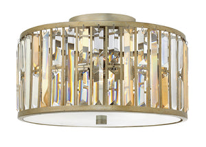 Fredrick Ramond - FR33731SLF - LED Flush Mount - Gemma - Silver Leaf