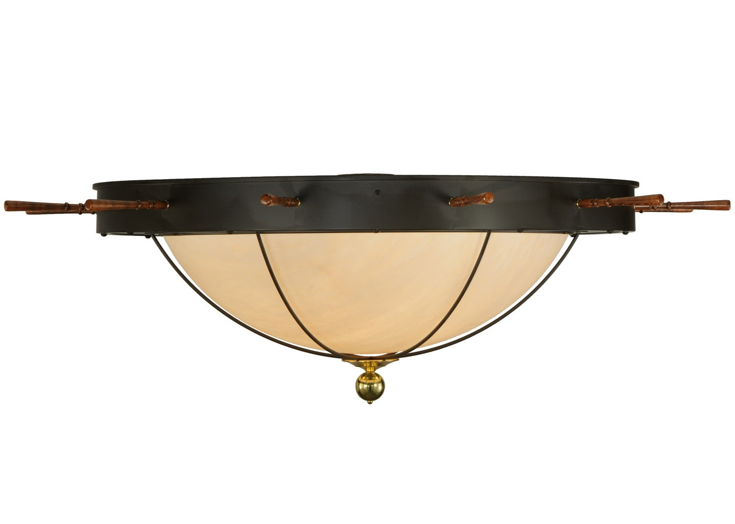 Meyda Tiffany - 136204 - 12 Light Flushmount - Nautical - Oil Rubbed Bronze