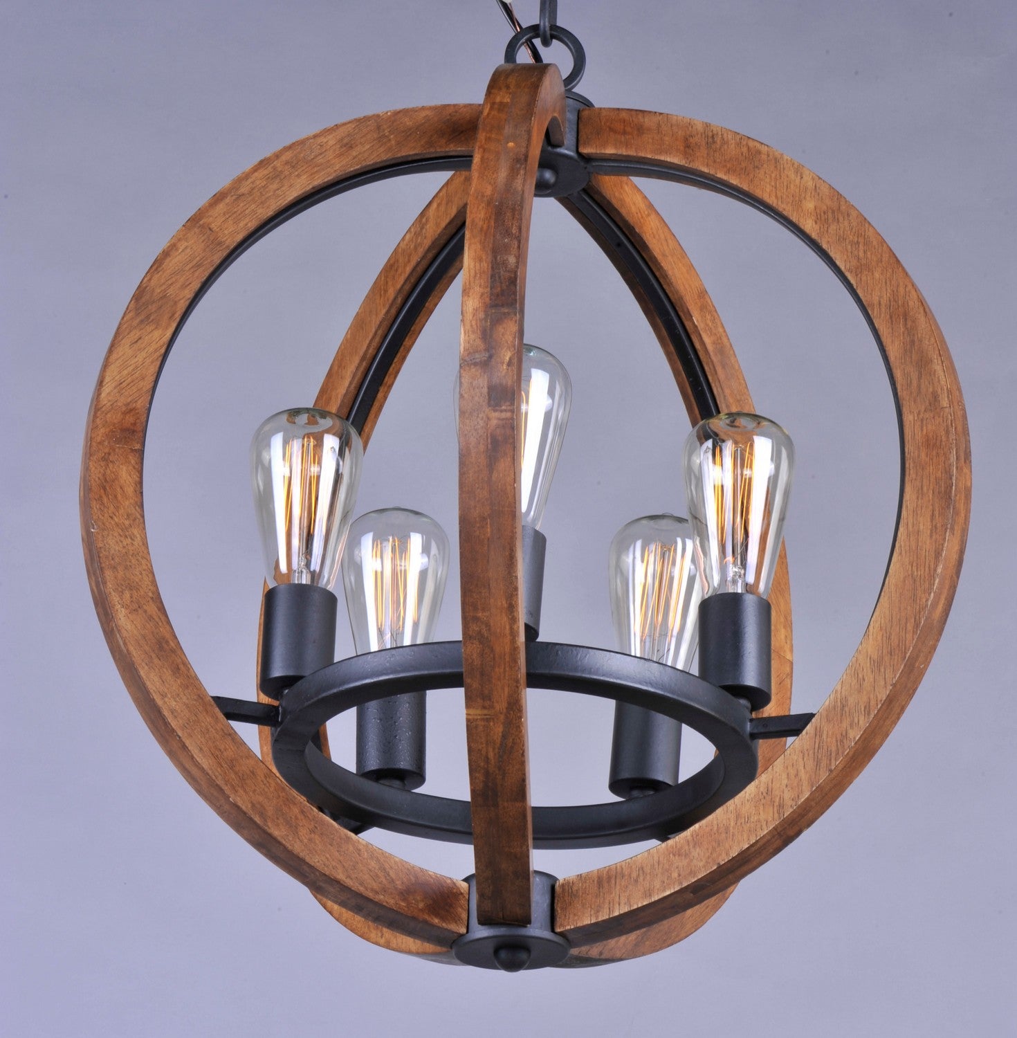 Maxim - 20917APAR - Five Light Chandelier - Bodega Bay - Anthracite