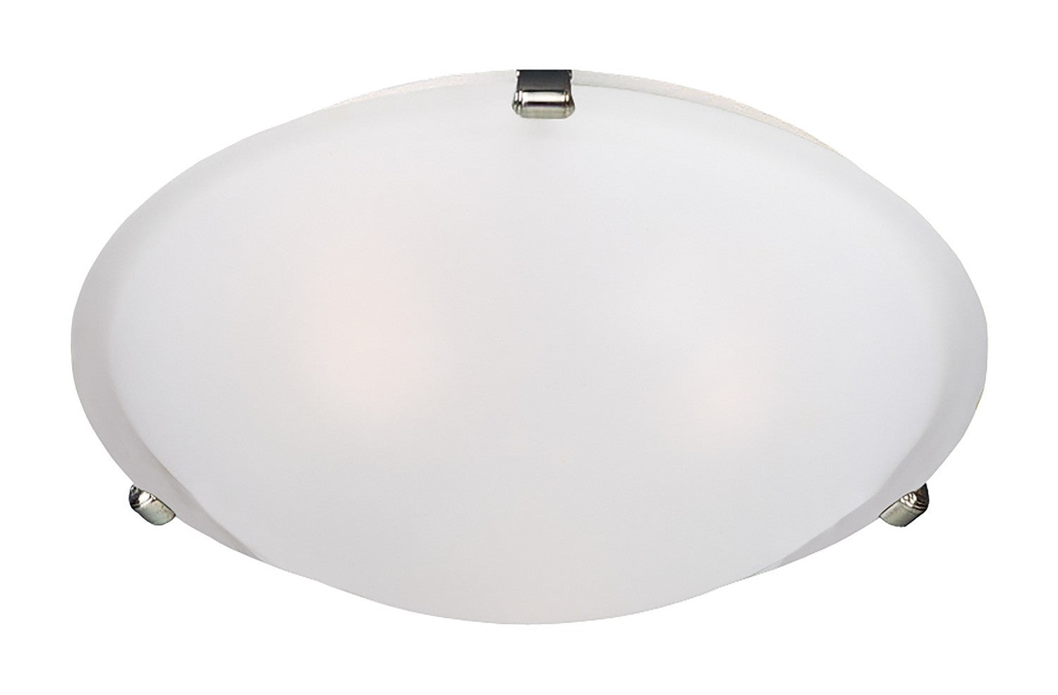 Maxim - 2681FTSN - Three Light Flush Mount - Malaga - Satin Nickel