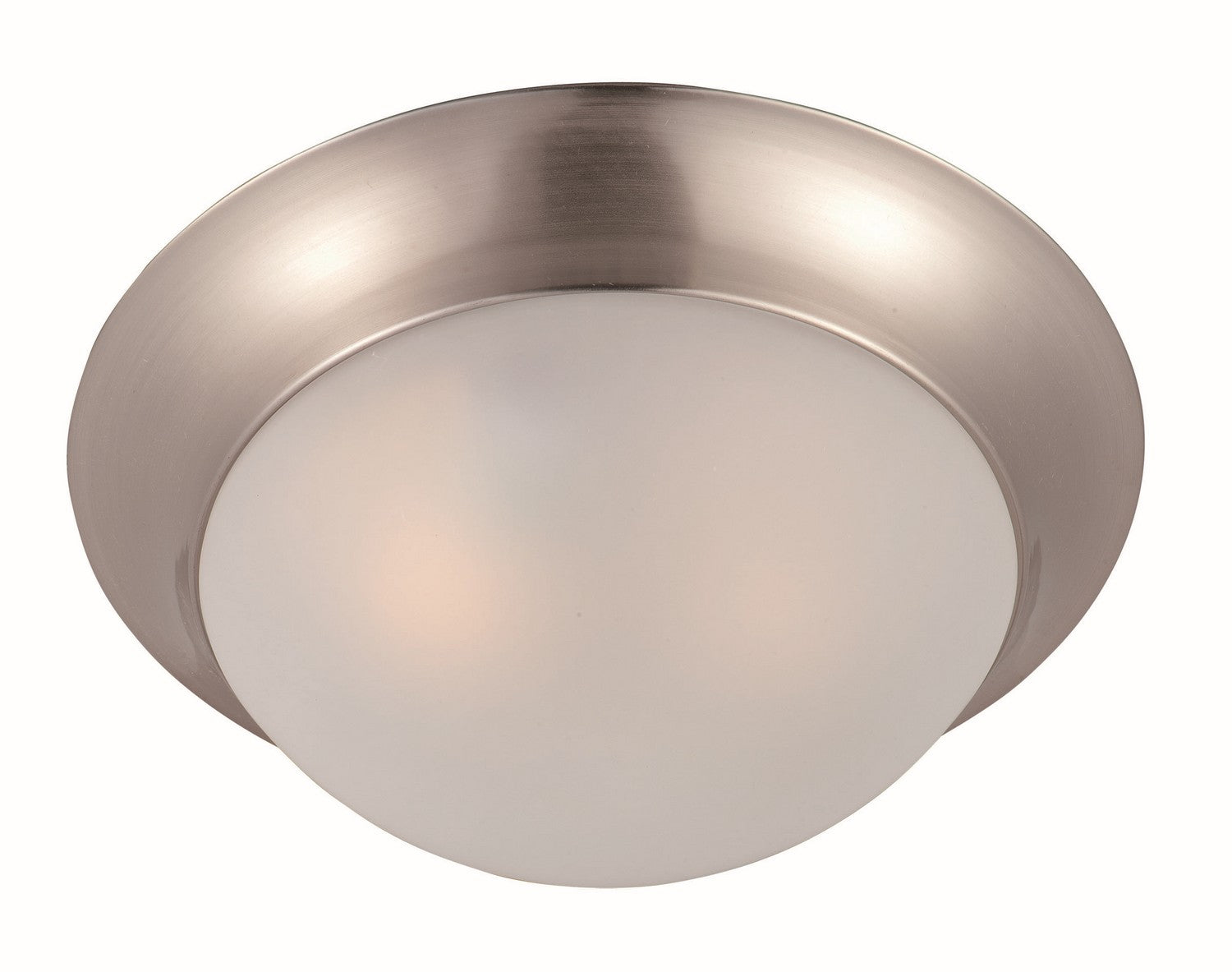 Maxim - 5850FTSN - One Light Flush Mount - Essentials - 585x - Satin Nickel