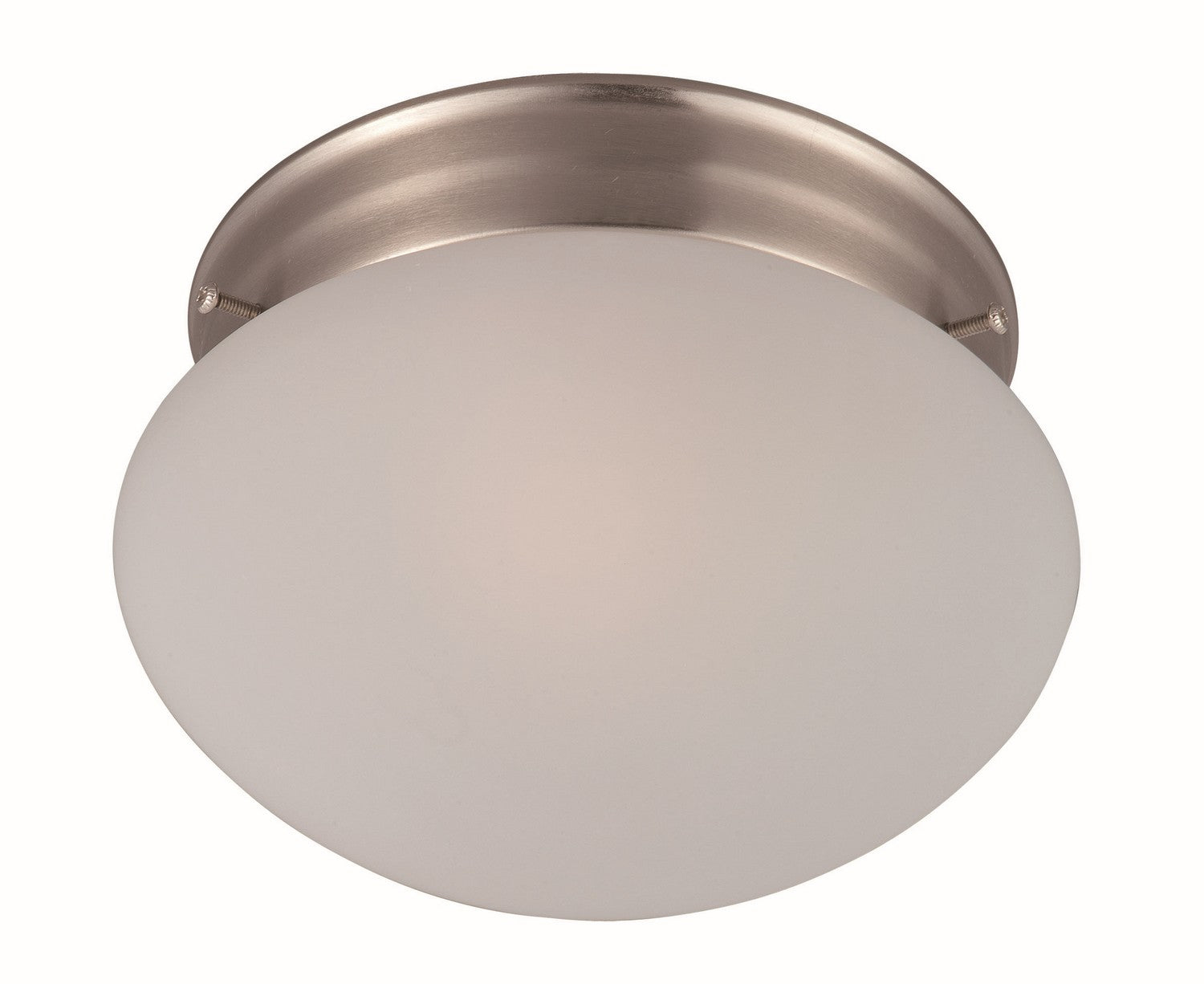 Maxim - 5884FTSN - One Light Flush Mount - Essentials - 588x - Satin Nickel