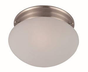Maxim - 5884FTSN - One Light Flush Mount - Essentials - 588x - Satin Nickel