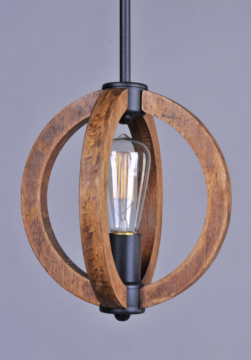 Maxim - 91910APAR - One Light Mini Pendant - Bodega Bay - Anthracite