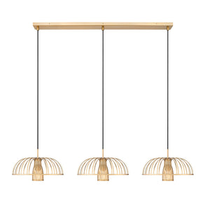 Z-Lite - 623P16-3L-MGLD - Three Light Linear Chandelier - Valencia - Modern Gold