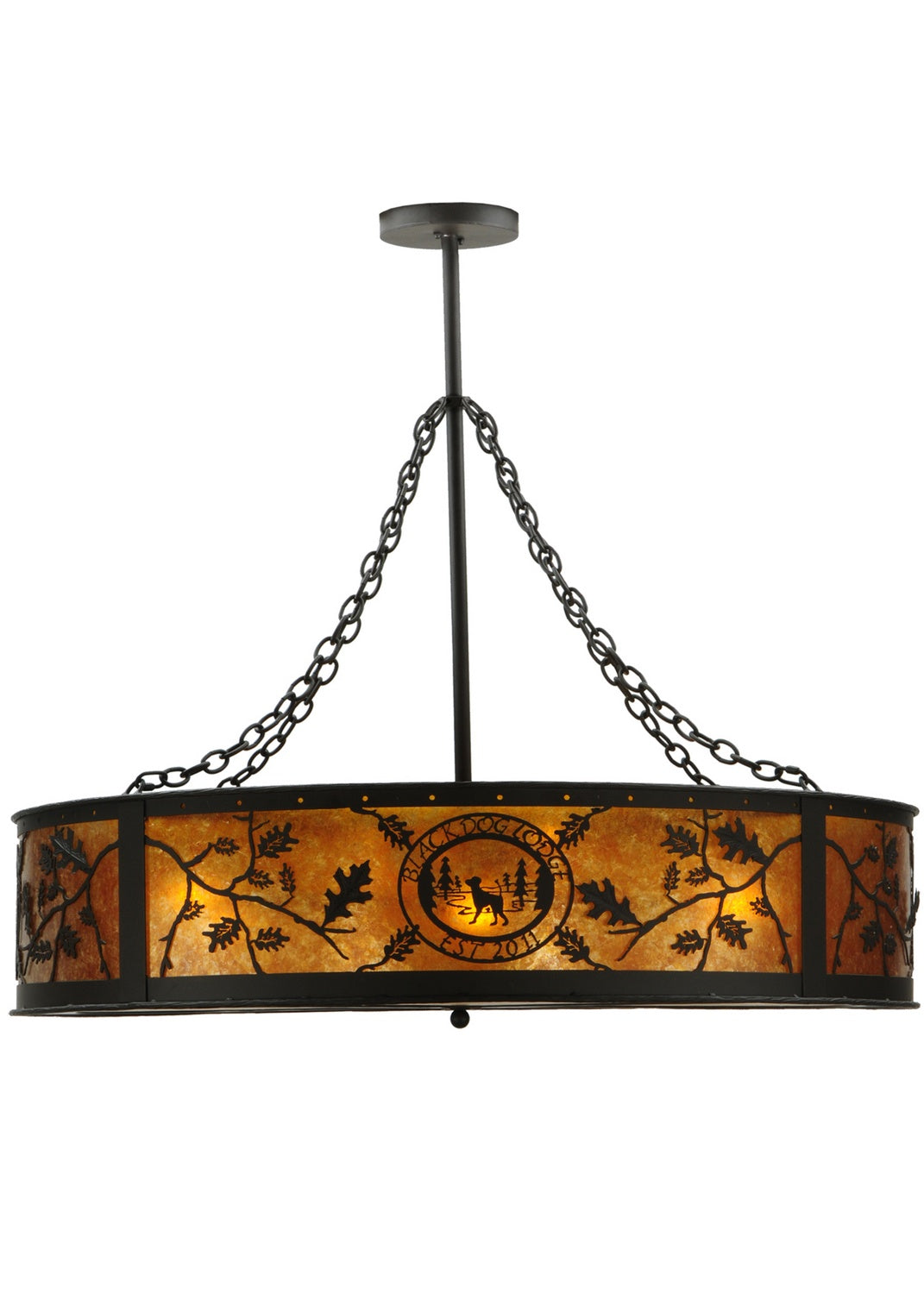 Meyda Tiffany - 137435 - Nine Light Inverted Pendant - Personalized - Oil Rubbed Bronze