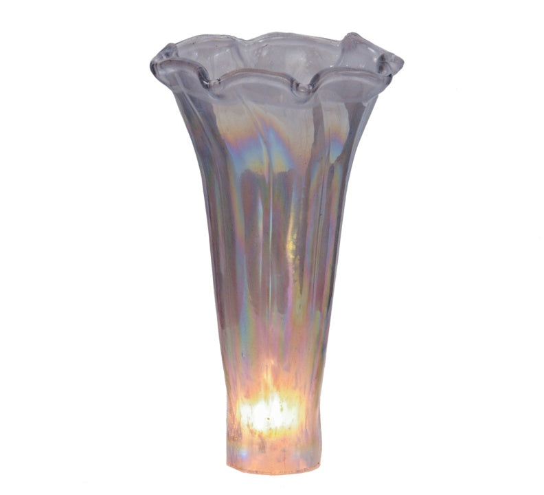 Meyda Tiffany - 13822 - Shade - Purple Iridescent Pond Lily - Purple Iridescent