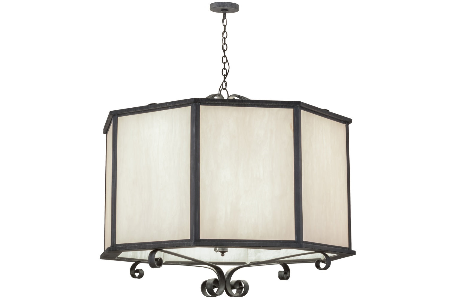 Meyda Tiffany - 138440 - Eight Light Pendant - Musetta - Antique Iron Gate