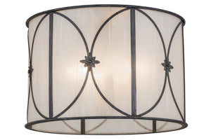 Meyda Tiffany - 138459 - Six Light Pendant - Penelope - Antique Iron Gate