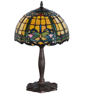 Meyda Tiffany - 138586 - One Light Accent Lamp - Dragonfly - Mahogany Bornze