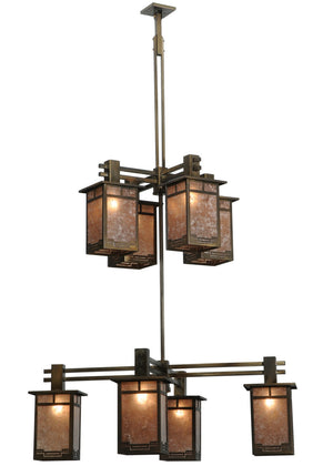 Meyda Tiffany - 138897 - Eight Light Chandelier - Roylance - Antique Copper