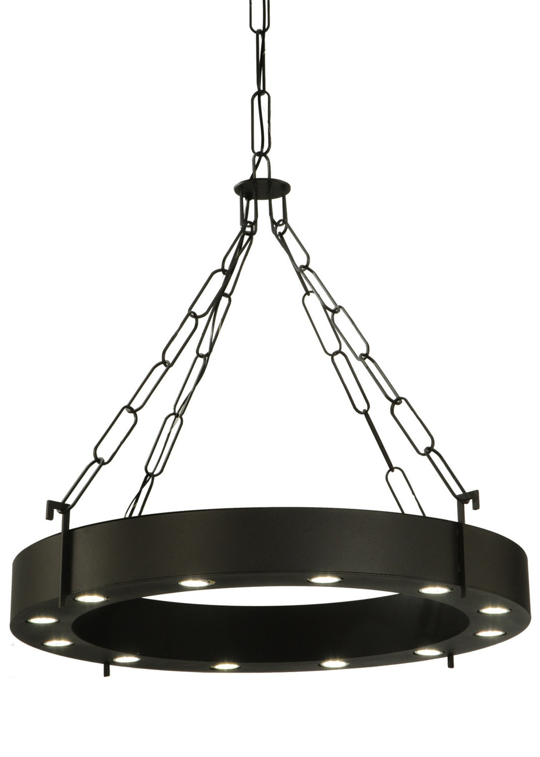 Meyda Tiffany - 138986 - 12 Light Chandelier - Bangle - Wrought Iron