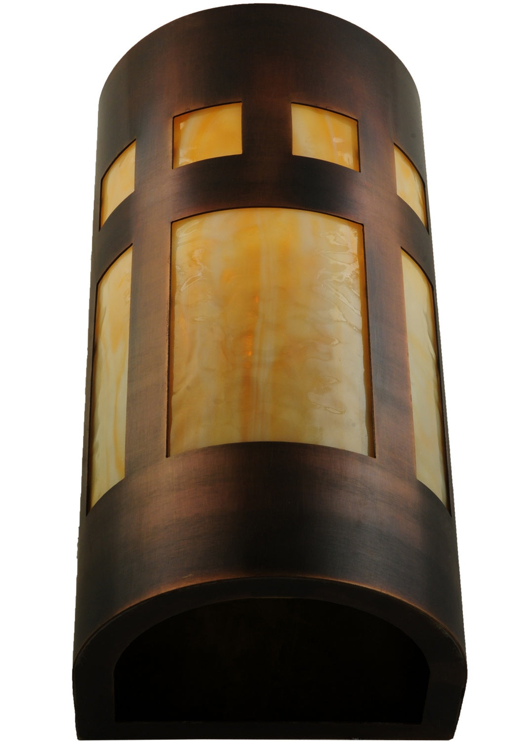 Meyda Tiffany - 139105 - One Light Wall Sconce - Sutter - Craftsman Copper