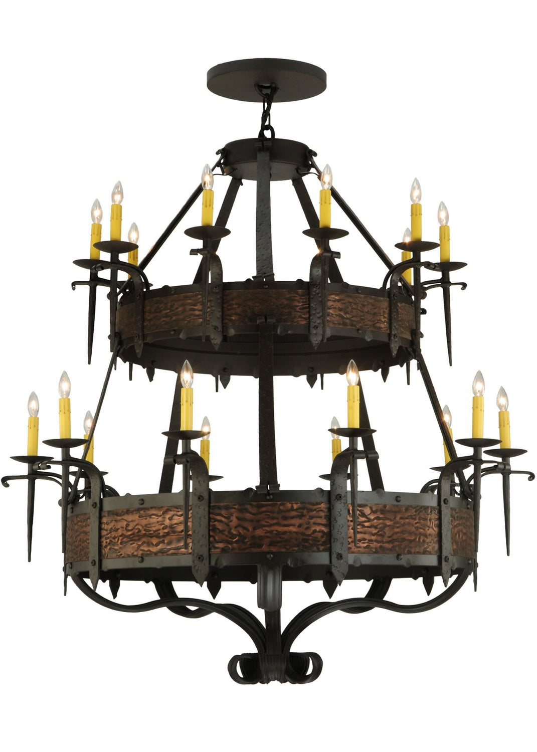 Meyda Tiffany - 139252 - 20 Light Chandelier - Costello - Oil Rubbed Bronze / Blackened