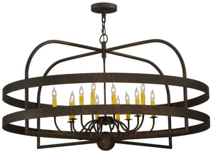 Meyda Tiffany - 139590 - 12 Light Pendant - Aldari - Gilded Tobacco