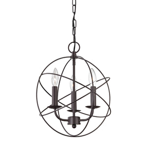 ELK Home - 1513CH/10 - Three Light Chandelier - Williamsport - Oil Rubbed Bronze