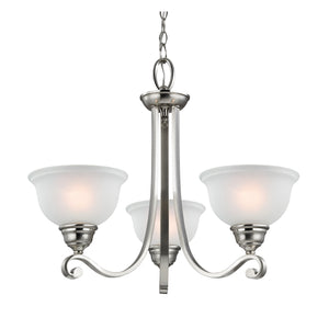 ELK Home - 2303CH/20 - Three Light Chandelier - Hamilton - Brushed Nickel