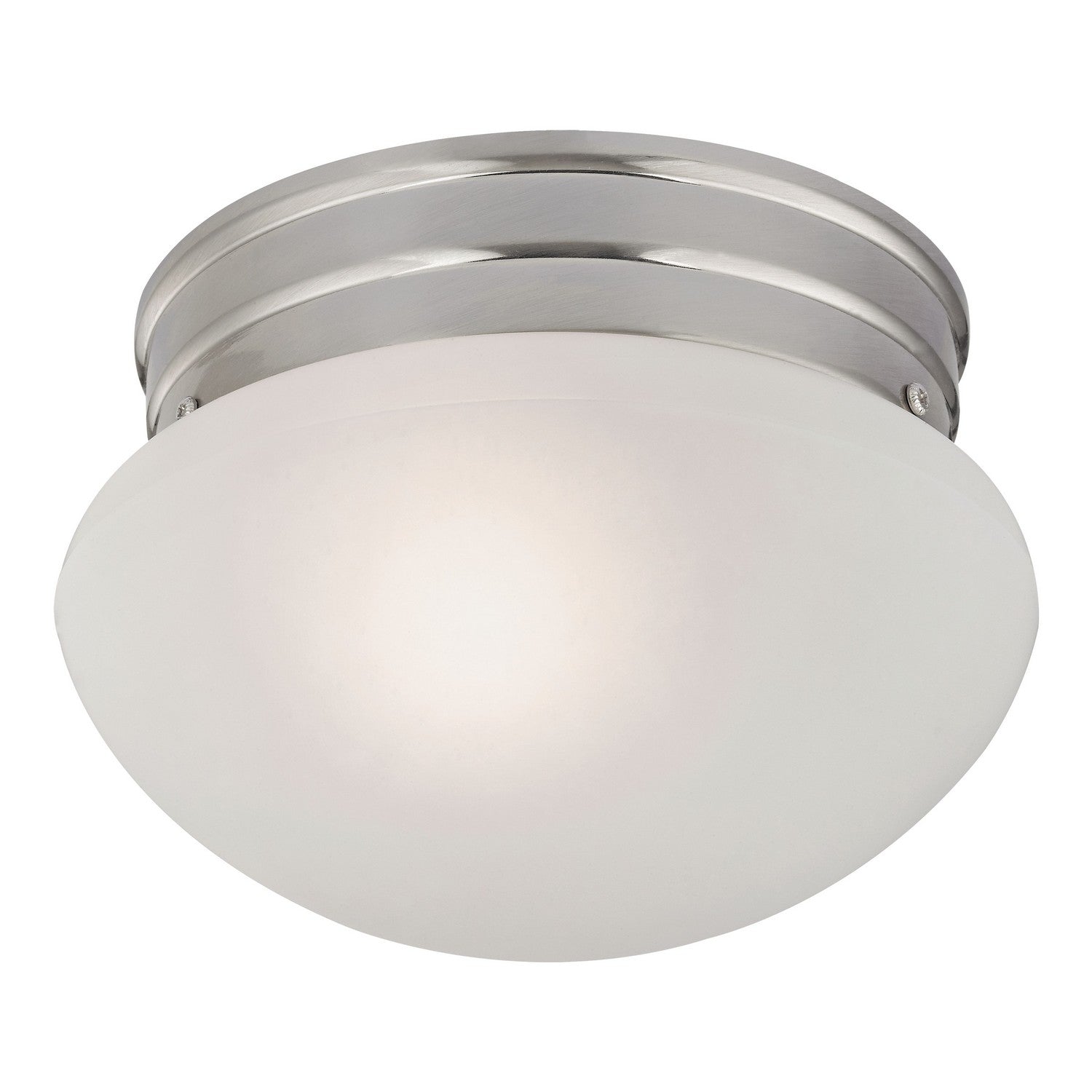 ELK Home - 7021FM/20 - One Light Flush Mount - Mushroom - Brushed Nickel