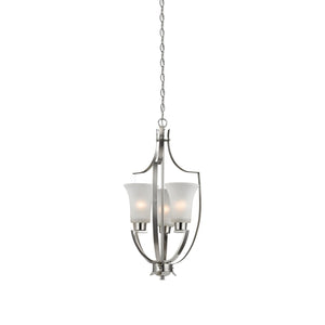 ELK Home - 7703FY/20 - Three Light Pendant - Foyer - Brushed Nickel