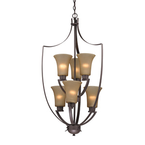 ELK Home - 7706FY/10 - Six Light Chandelier - Foyer - Oil Rubbed Bronze