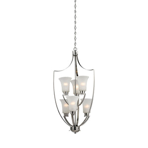 ELK Home - 7706FY/20 - Six Light Chandelier - Foyer - Brushed Nickel