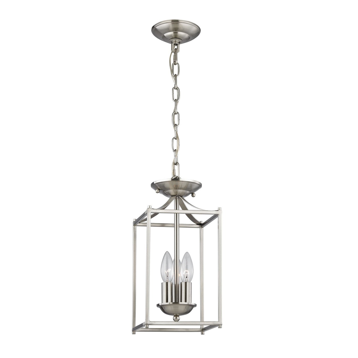 ELK Home - 7713FY/20 - Three Light Pendant - Foyer - Brushed Nickel