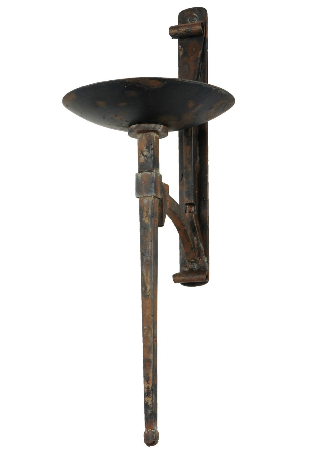 Meyda Tiffany - 140609 - Wall Sconce - Gothic - Hand Rubbed Rusted & Waxed Iron