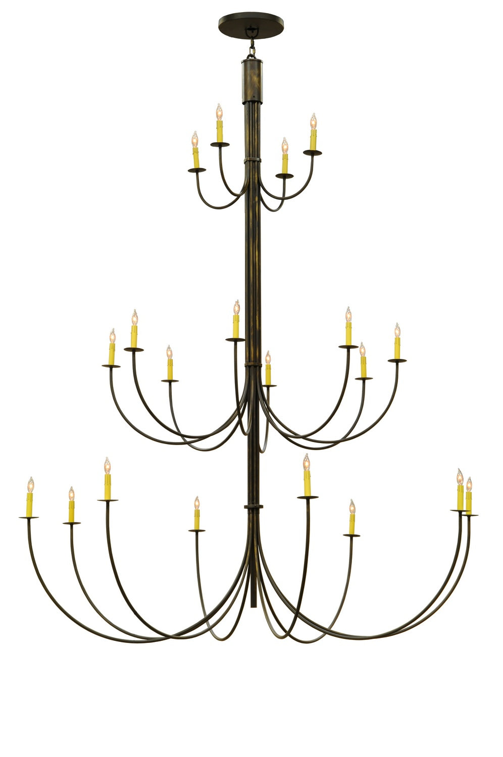 Meyda Tiffany - 140807 - 20 Light Chandelier - Cheal - Timeless Bronze