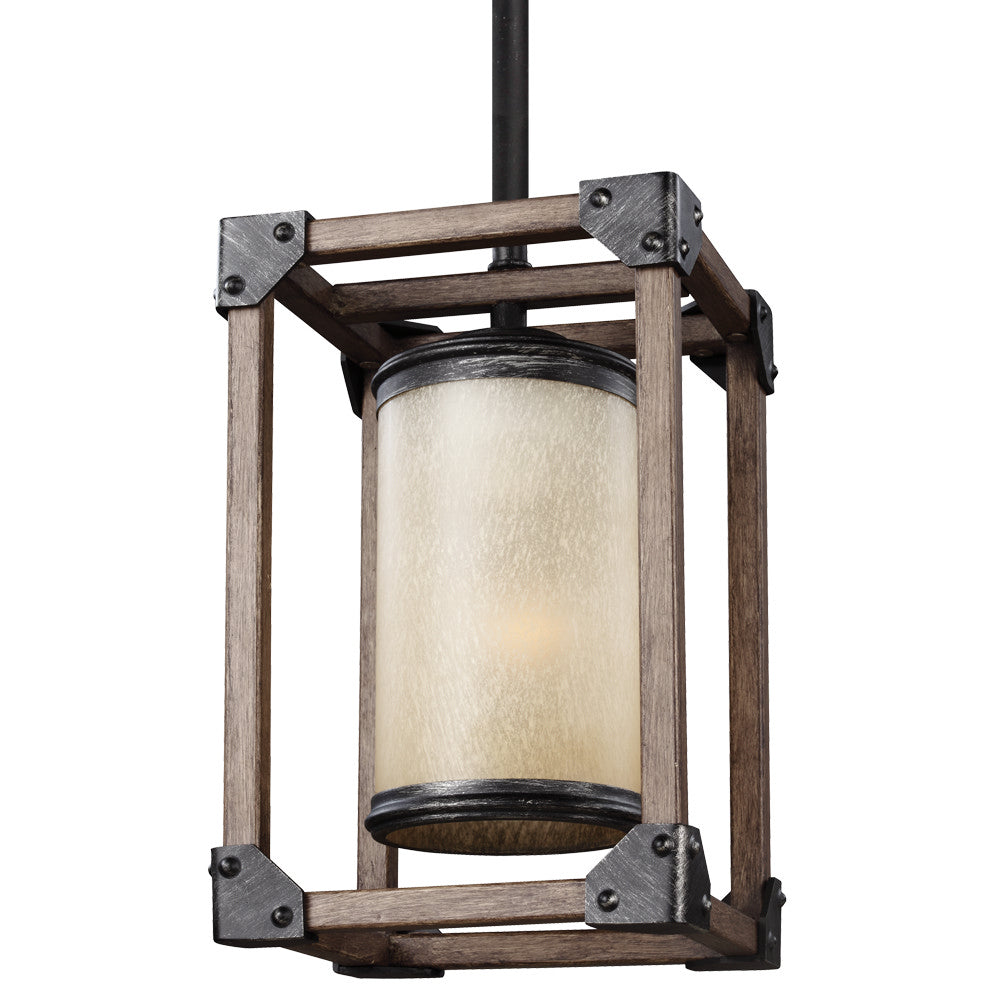 Generation Lighting. - 6113301-846 - One Light Mini-Pendant - Dunning - Stardust