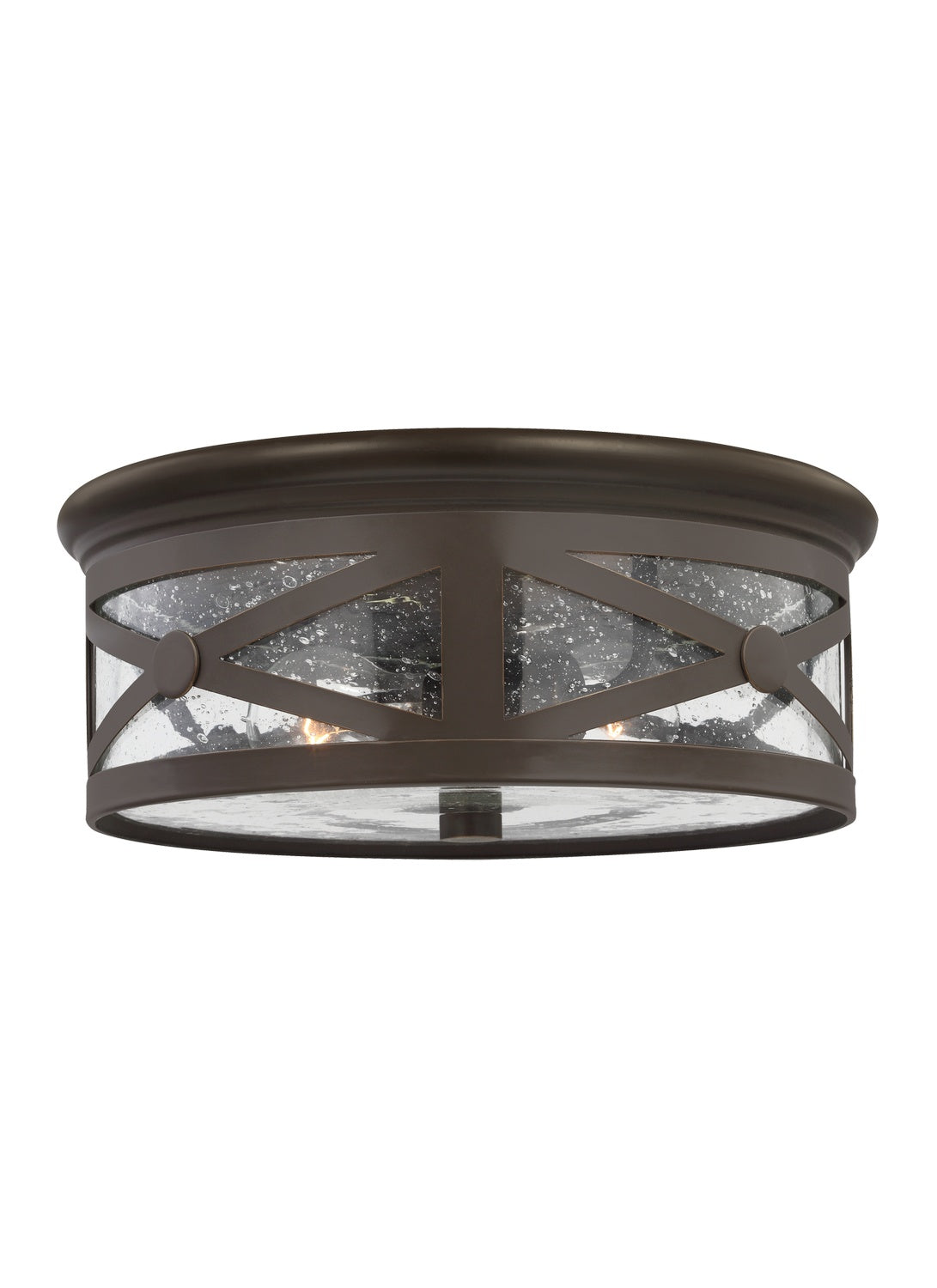 Generation Lighting. - 7821402-71 - Two Light Outdoor Flush Mount - Outdoor Ceiling - Antique Bronze