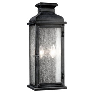 Visual Comfort Studio - OL11101DWZ - Two Light Lantern - Pediment - Dark Weathered Zinc