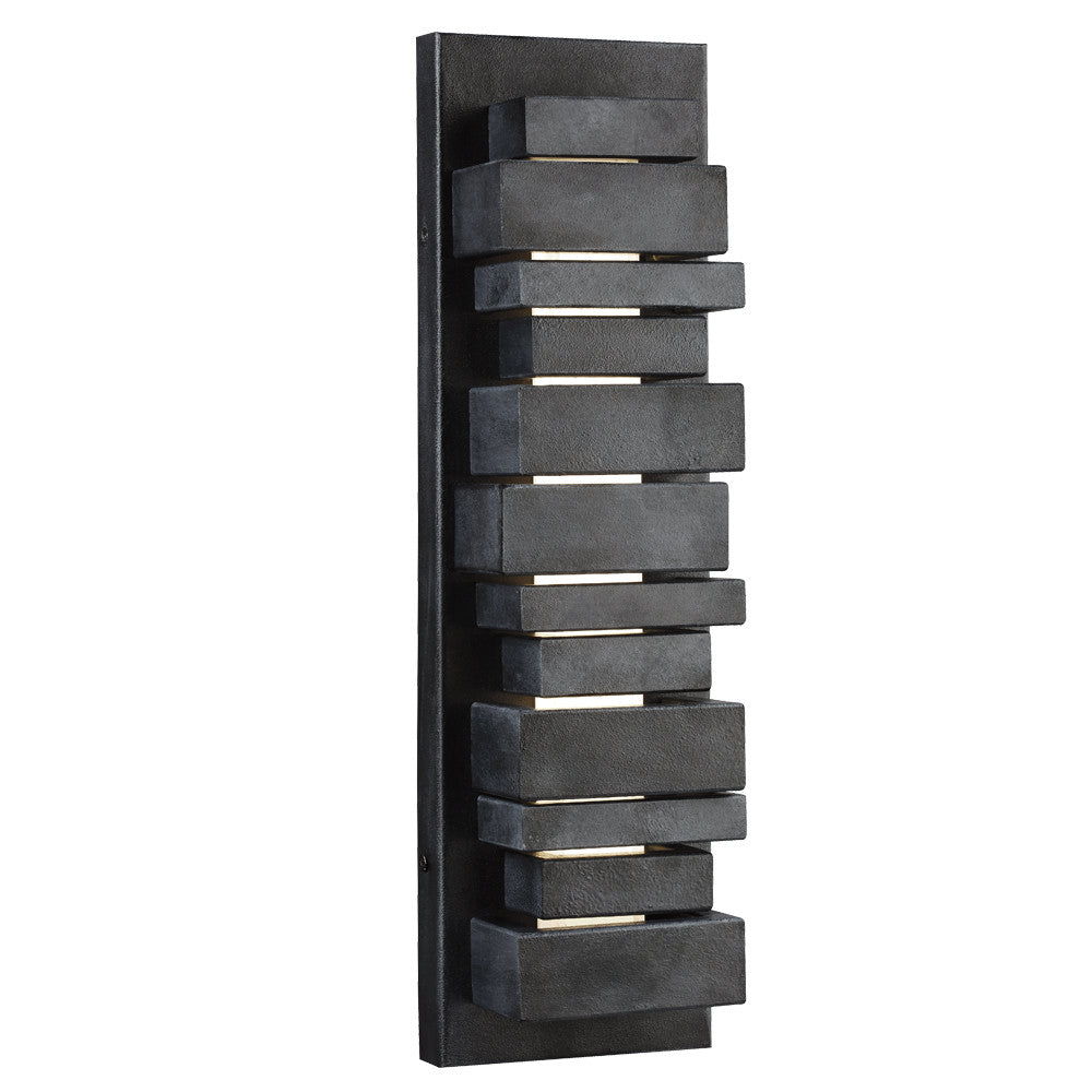 Visual Comfort Studio - OL11201DWZ - LED Outdoor Wall Sconce - Ledgend - Dark Weathered Zinc