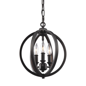 Visual Comfort Studio - F3059/3ORB - Three Light Pendant - Corinne - Oil Rubbed Bronze