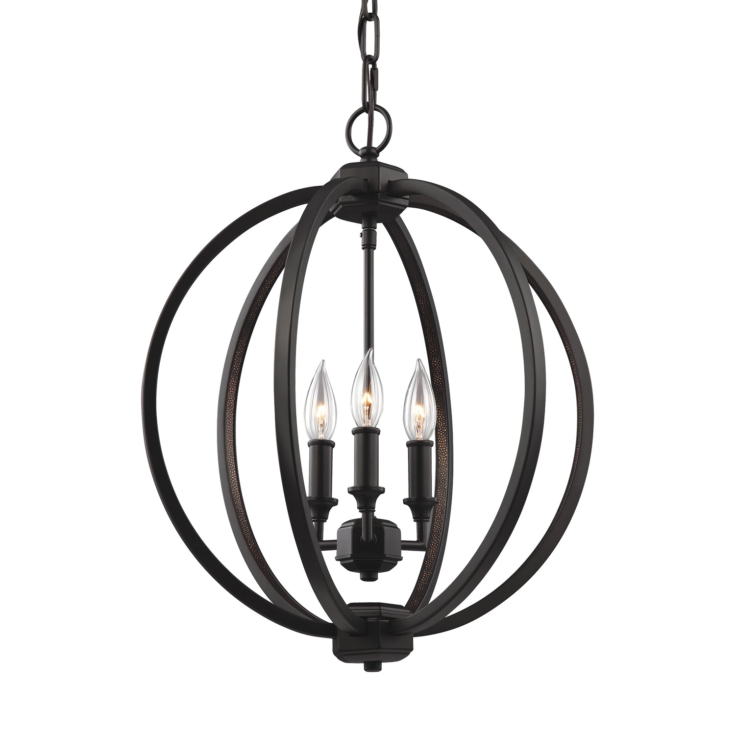 Visual Comfort Studio - F3060/3ORB - Three Light Pendant - Corinne - Oil Rubbed Bronze