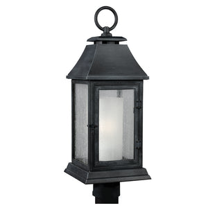 Visual Comfort Studio - OL10608DWZ - One Light Post Lantern - Shepherd - Dark Weathered Zinc