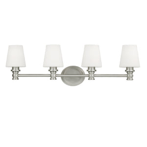 Visual Comfort Studio - VS22104SN - Four Light Vanity - Xavierre - Satin Nickel