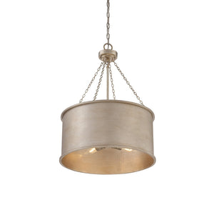 Savoy House - 7-487-4-53 - Four Light Pendant - Rochester - Silver Patina