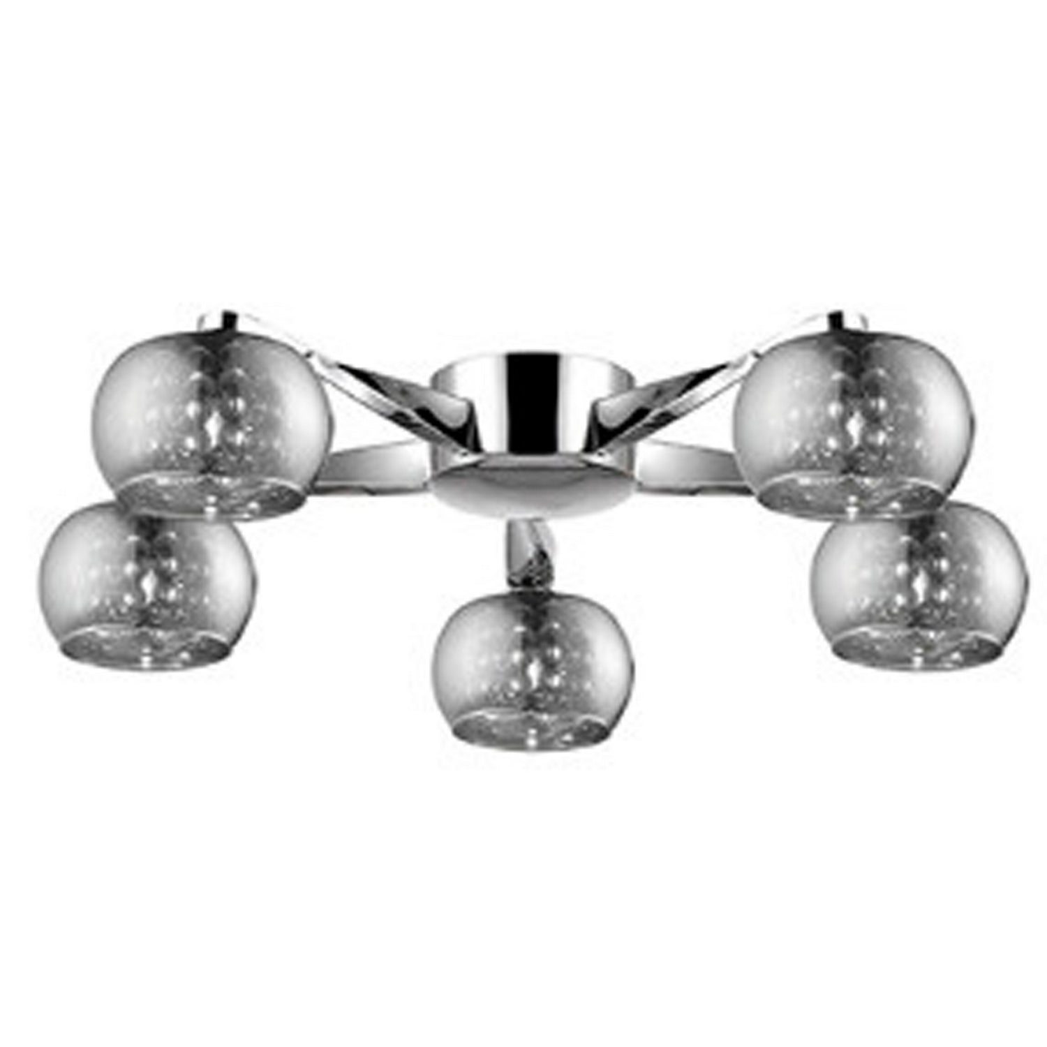 Access - 52119-CH/MIR - Five Light Flush Mount - Glam - Chrome