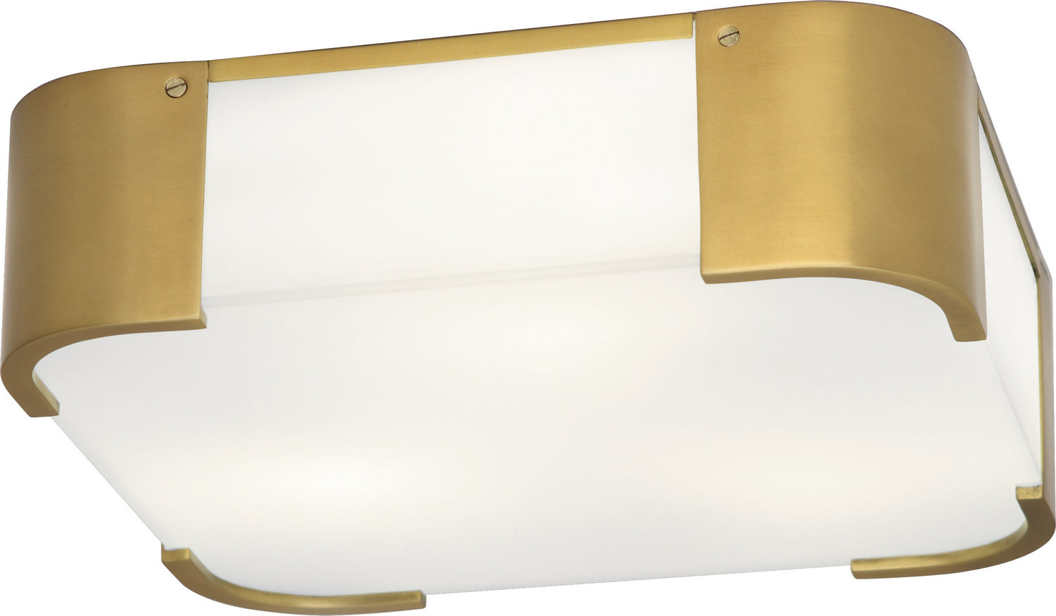 Robert Abbey - 1319 - Three Light Flushmount - Bryce - Antique Brass