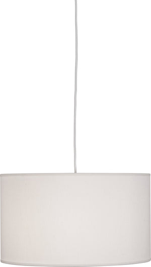 Robert Abbey - W168 - One Light Pendant - Elena - Painted White