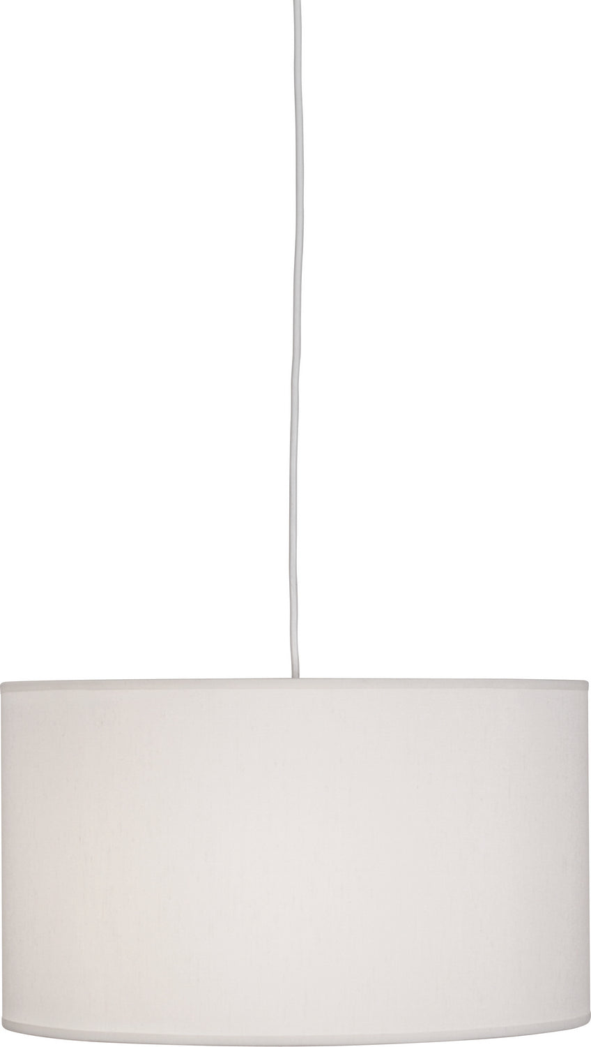 Robert Abbey - W168 - One Light Pendant - Elena - Painted White