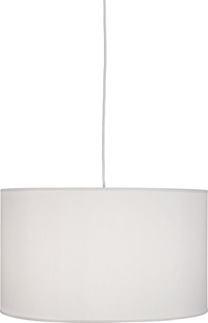 Robert Abbey - W169 - One Light Pendant - Elena - Painted White