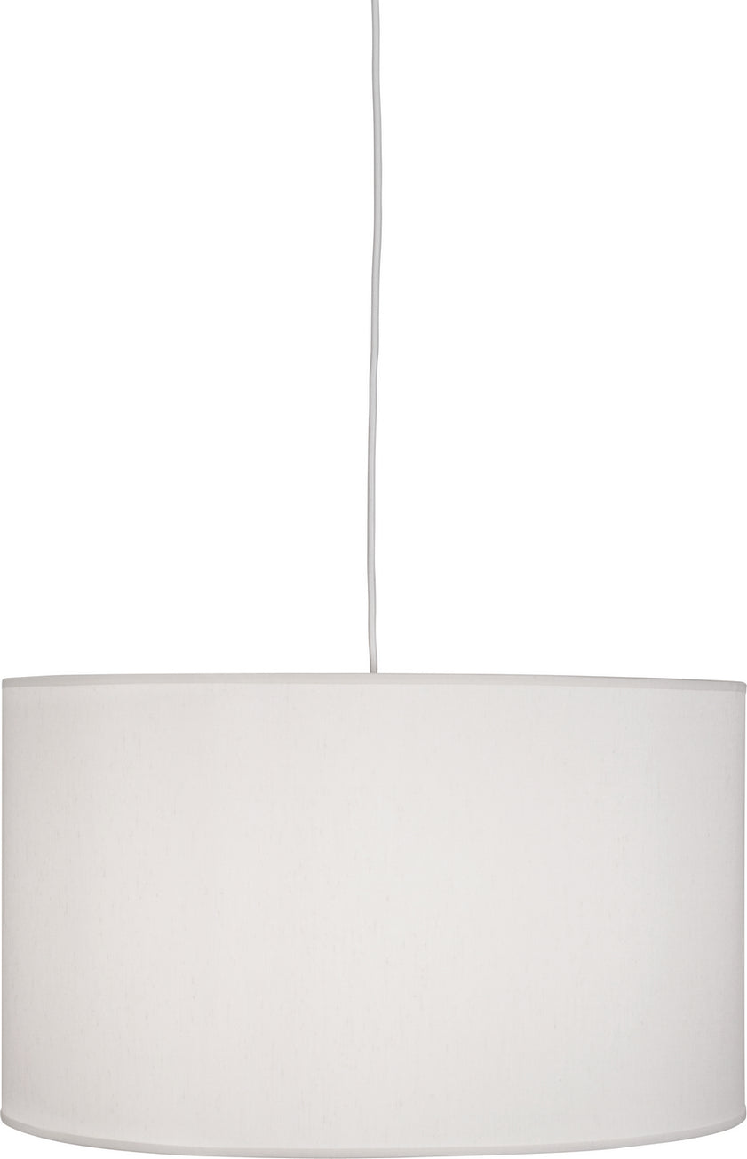 Robert Abbey - W169 - One Light Pendant - Elena - Painted White