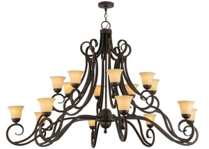 Meyda Tiffany - 141671 - 16 Light Chandelier - Angelo - Classic Rust