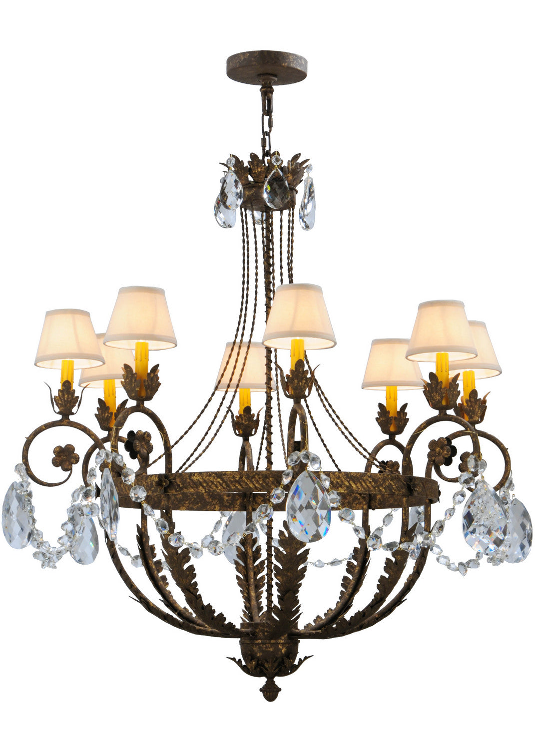 Meyda Tiffany - 142692 - Eight Light Chandelier - Antonia - Custom