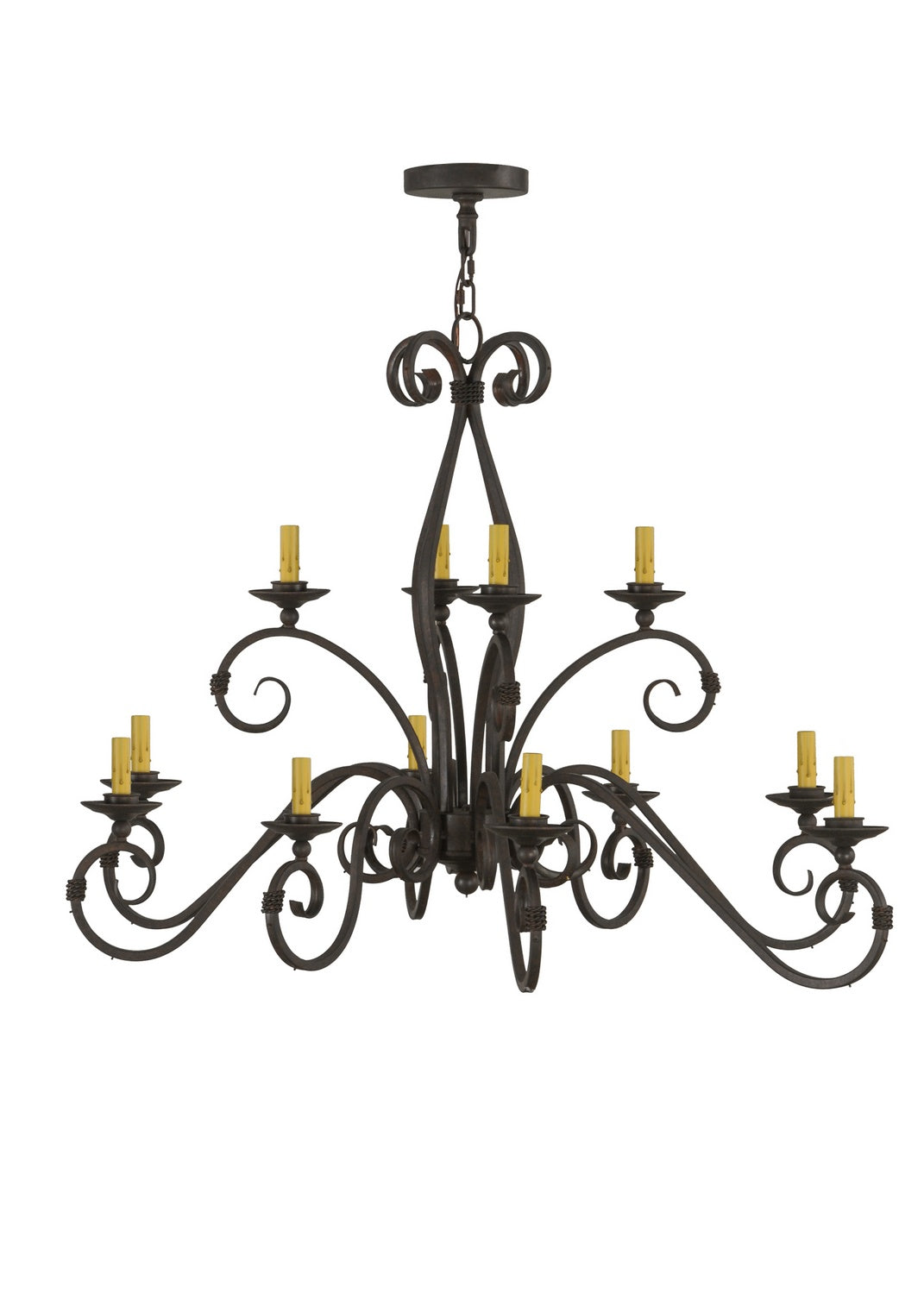 Meyda Tiffany - 142887 - 12 Light Chandelier - Zola - Cajun Spice