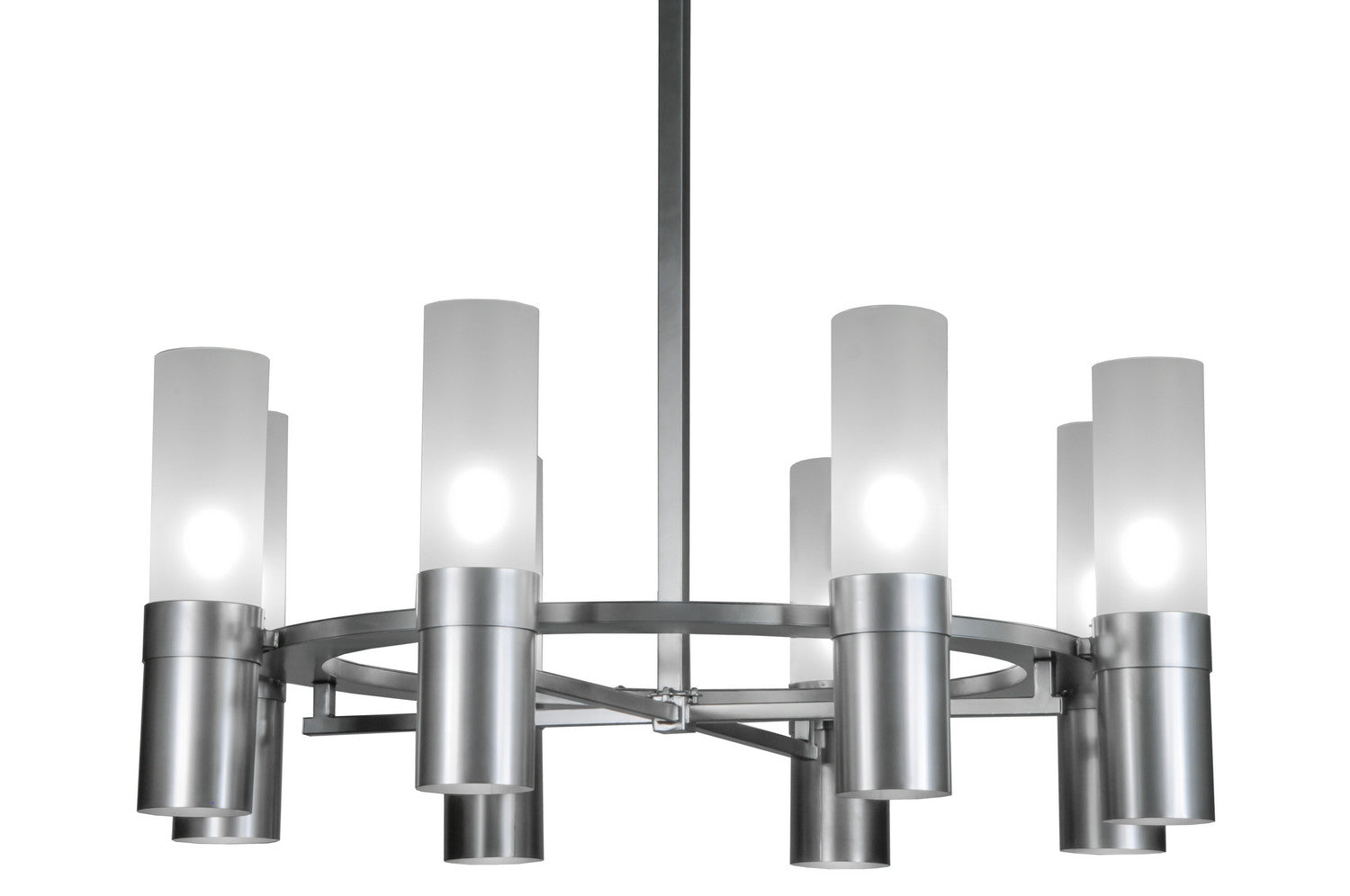 Meyda Tiffany - 143040 - LED Chandelier - Farmington - Nickel