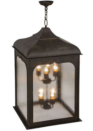 Meyda Tiffany - 143049 - Eight Light Pendant - Hankel - Oil Rubbed Bronze