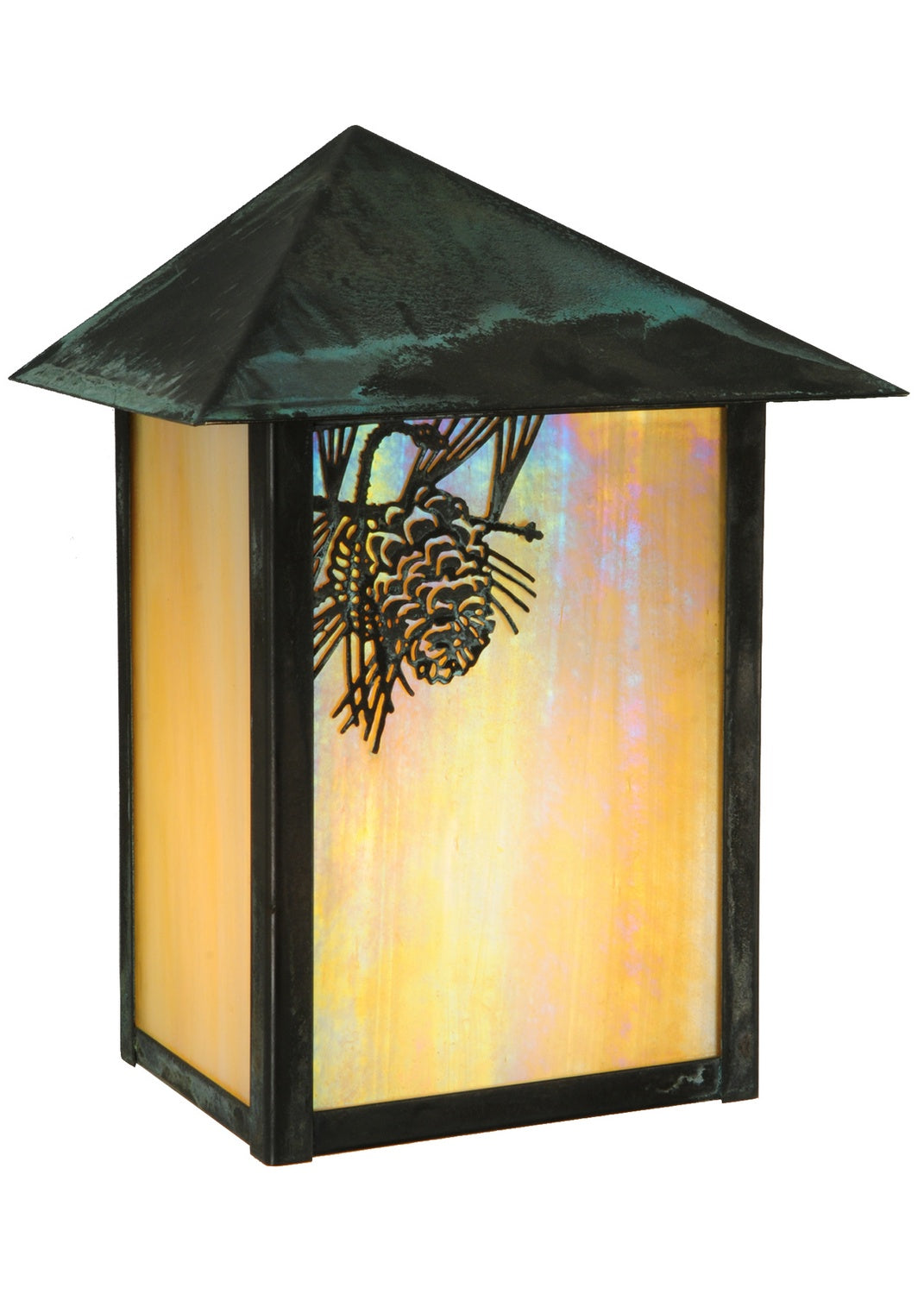 Meyda Tiffany - 143070 - One Light Wall Sconce - Seneca - Verdigris