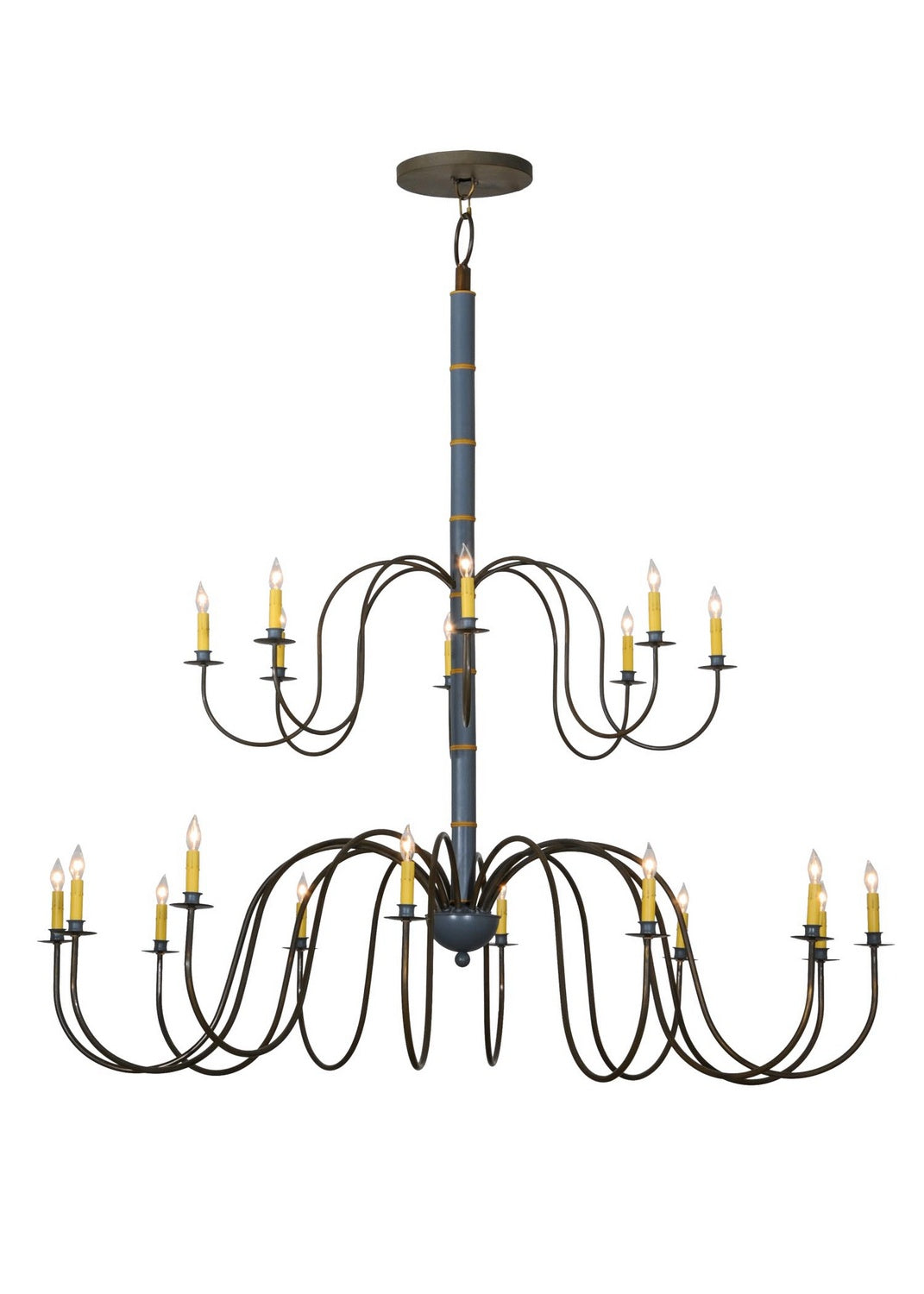 Meyda Tiffany - 143566 - 20 Light Chandelier - Marseille - Custom,Antique Brass